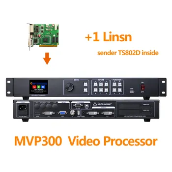 Doprava zadarmo Led Video Procesor MVP300 Sync Posielanie Karty Full Farebné Led Panel Displeja Použitie s 1pc Linsn TS802d Nova MSD300