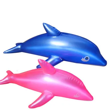 1 PC Simulácie Roztomilý PVC Vyhodiť Hračky Nafukovacie Dolphin Beach Hračka Kúpeľ Čas Hračky pre Dievčatá Chlapci