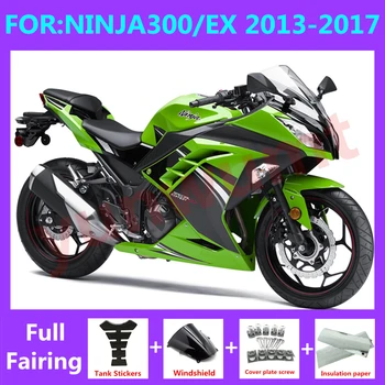 Nový Motocykel, ABS Kapotáže súpravy, vhodné pre ninja 300 ninja300 2013 2014 2015 2016 2017 EX300 ZX300R horské kit sada zelená čierna