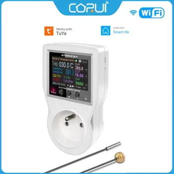 CORUI Tuya S1 WIFI Digitálny Termostat Zásuvky Inkubátor Regulátor Teploty Zásuvky Na Vykurovanie a Chladenie Práca S inteligentnou Život